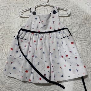 Nautical print dress